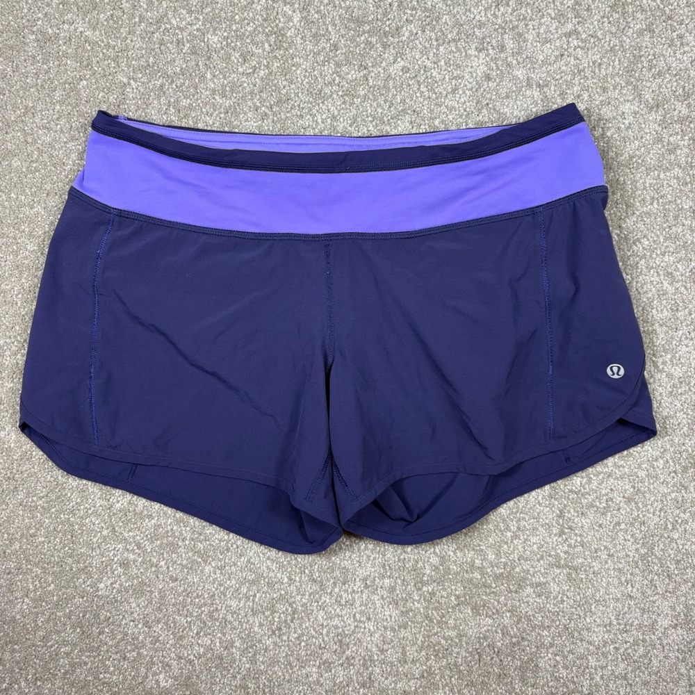 Lululemon Speed Up Running Shorts Purple Size 6 Athletic